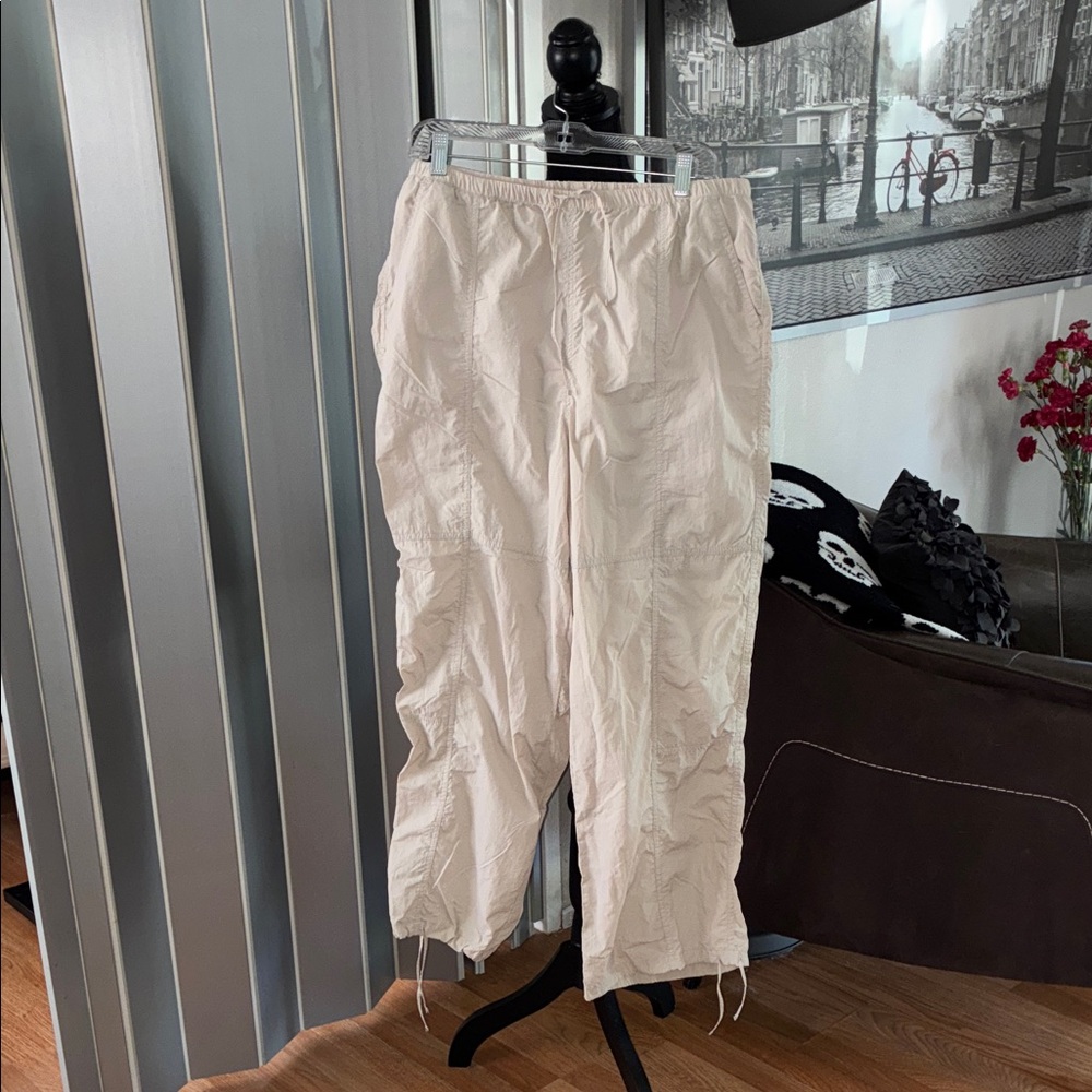 Divided Women’s Drawstring Light Beige Cargo Like Pants